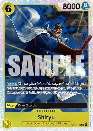 Shiryu (OP16-108) - The Time of Battle Foil | Grognard Games