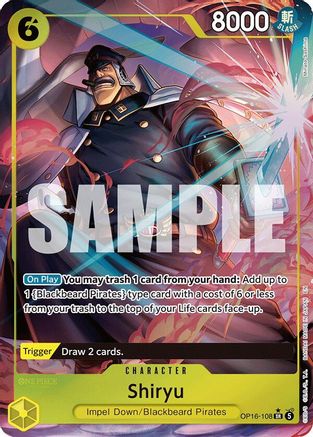 Shiryu (Full Art) (OP16-108) - The Time of Battle Foil | Grognard Games