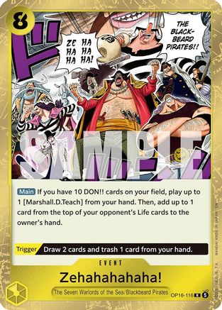 Zehahahahaha! (OP16-116) - The Time of Battle Foil | Grognard Games