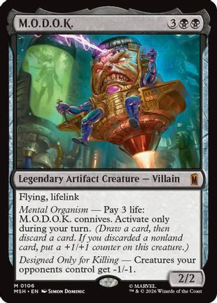M.O.D.O.K. (MSH-106) - Marvel Super Heroes Foil | Grognard Games