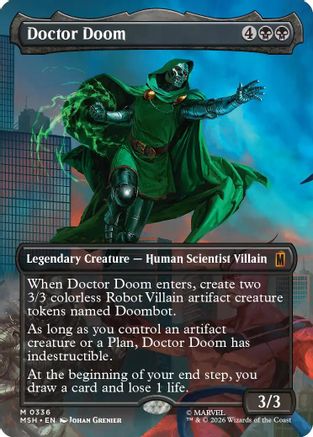 Doctor Doom (Borderless) (336) (MSH-336) - Marvel Super Heroes | Grognard Games