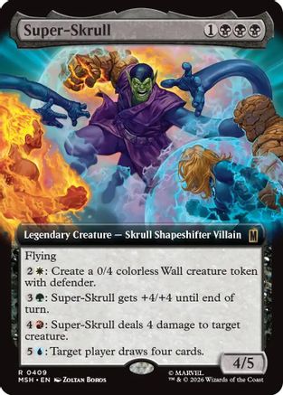 Super-Skrull (Extended Art) (MSH-409) - Marvel Super Heroes Foil | Grognard Games
