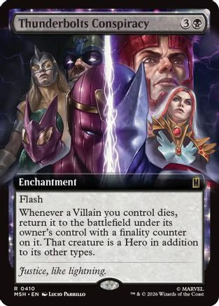 Thunderbolts Conspiracy (Extended Art) (MSH-410) - Marvel Super Heroes | Grognard Games