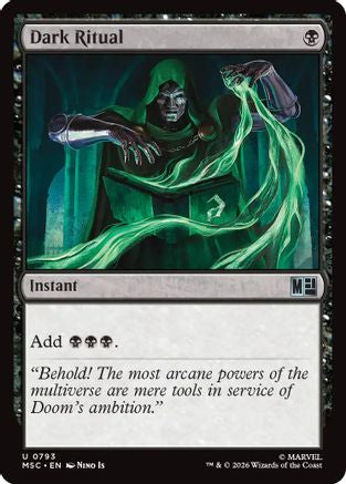 Dark Ritual (MSC-793) - Commander: Marvel Super Heroes | Grognard Games