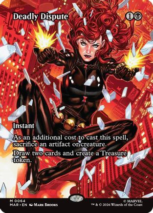 Deadly Dispute (Borderless) (MAR-064) - Marvel Universe Eternal-Legal | Grognard Games