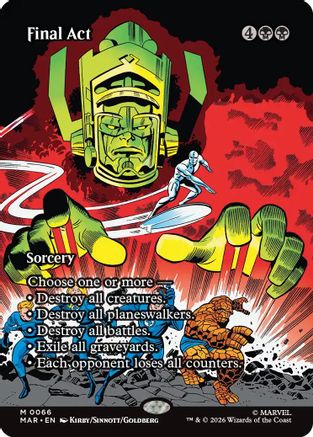 Final Act (Borderless) (MAR-066) - Marvel Universe Eternal-Legal | Grognard Games