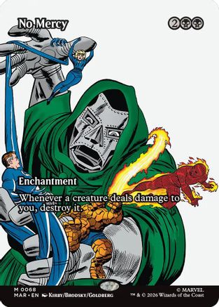No Mercy (Borderless) (MAR-068) - Marvel Universe Eternal-Legal | Grognard Games