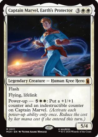 Captain Marvel, Earth's Protector (MSH-011) - Marvel Super Heroes | Grognard Games