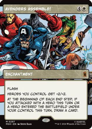 Avengers Assemble! (Borderless) (0297) (MSH-297) - Marvel Super Heroes | Grognard Games