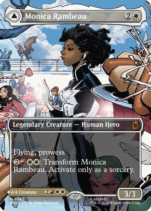 Monica Rambeau (Borderless) (0345) (MSH-345) - Marvel Super Heroes Foil | Grognard Games