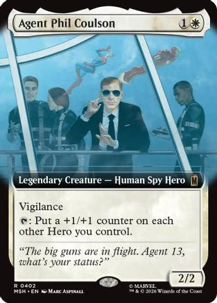 Agent Phil Coulson (Extended Art) (MSH-402) - Marvel Super Heroes | Grognard Games