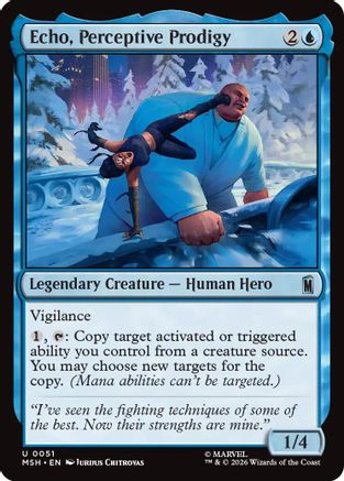 Echo, Perceptive Prodigy (MSH-051) - Marvel Super Heroes | Grognard Games