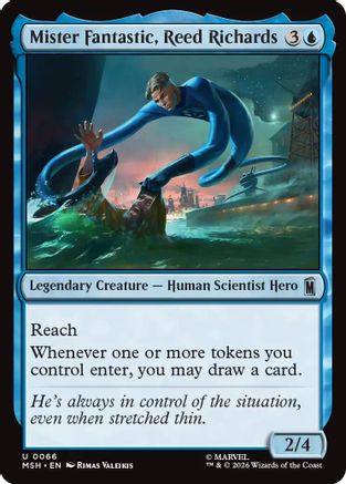 Mister Fantastic, Reed Richards (MSH-066) - Marvel Super Heroes | Grognard Games