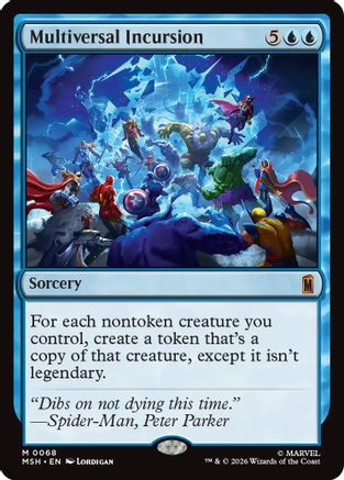 Multiversal Incursion (MSH-068) - Marvel Super Heroes Foil | Grognard Games
