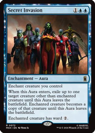 Secret Invasion (MSH-072) - Marvel Super Heroes Foil | Grognard Games