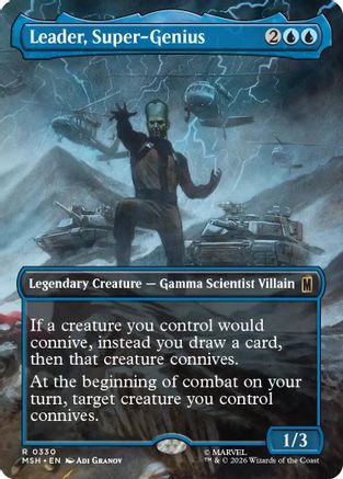 Leader, Super-Genius (Borderless) (MSH-330) - Marvel Super Heroes | Grognard Games