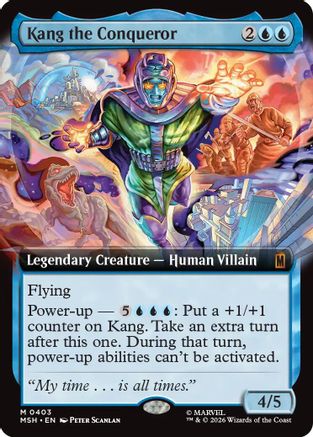 Kang the Conqueror (Extended Art) (MSH-403) - Marvel Super Heroes Foil | Grognard Games
