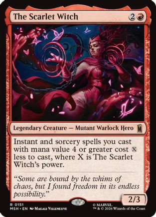 The Scarlet Witch (MSH-151) - Marvel Super Heroes | Grognard Games