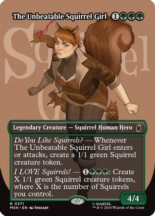 The Unbeatable Squirrel Girl (Borderless) (MSH-371) - Marvel Super Heroes | Grognard Games