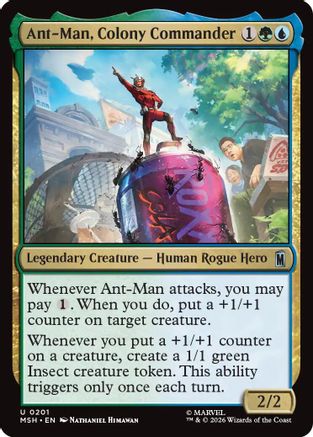 Ant-Man, Colony Commander (MSH-201) - Marvel Super Heroes Foil | Grognard Games