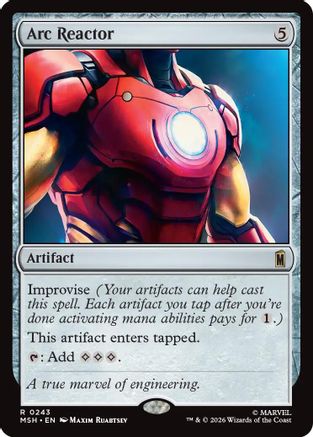 Arc Reactor (MSH-243) - Marvel Super Heroes | Grognard Games