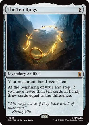 The Ten Rings (MSH-251) - Marvel Super Heroes Foil | Grognard Games