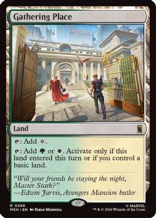 Gathering Place (MSH-266) - Marvel Super Heroes | Grognard Games