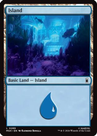Island (0289) (MSH-289) - Marvel Super Heroes | Grognard Games