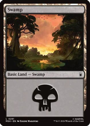 Swamp (0291) (MSH-291) - Marvel Super Heroes Foil | Grognard Games
