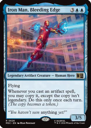 Iron Man, Bleeding Edge (MSC-626) - Commander: Marvel Super Heroes Foil | Grognard Games