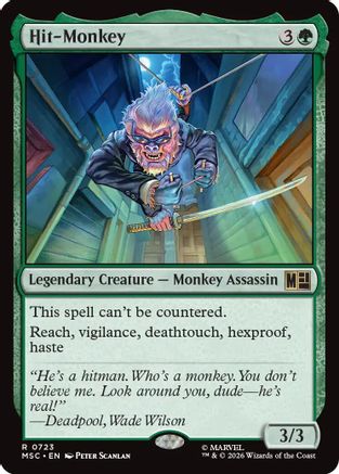 Hit-Monkey (MSC-723) - Commander: Marvel Super Heroes | Grognard Games
