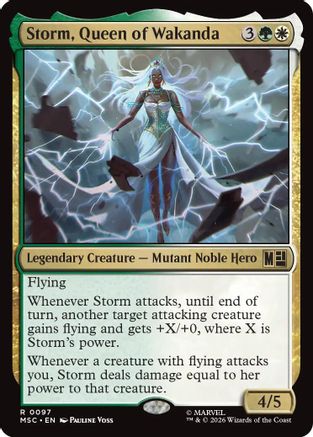 Storm, Queen of Wakanda (MSC-097) - Commander: Marvel Super Heroes | Grognard Games