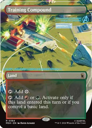 Training Compound (Borderless) (MSH-384) - Marvel Super Heroes | Grognard Games