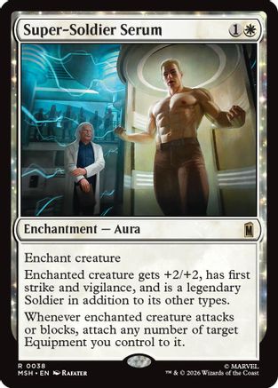 Super-Soldier Serum (MSH-038) - Marvel Super Heroes Foil | Grognard Games