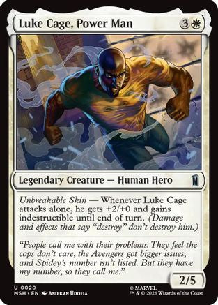 Luke Cage, Power Man (MSH-020) - Marvel Super Heroes | Grognard Games