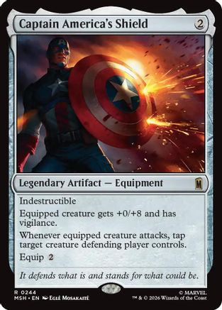 Captain America's Shield (MSH-244) - Marvel Super Heroes | Grognard Games