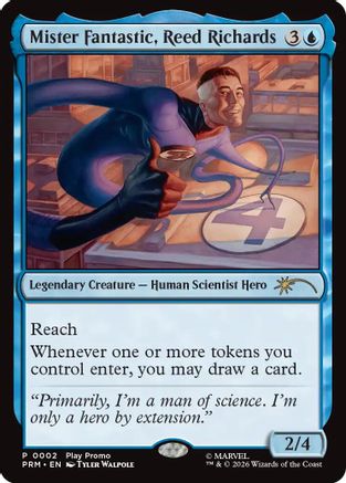 Mister Fantastic, Reed Richards (SSP-002) - Standard Showdown Promos | Grognard Games