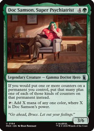 Doc Samson, Super Psychiatrist (MSH-164) - Marvel Super Heroes | Grognard Games