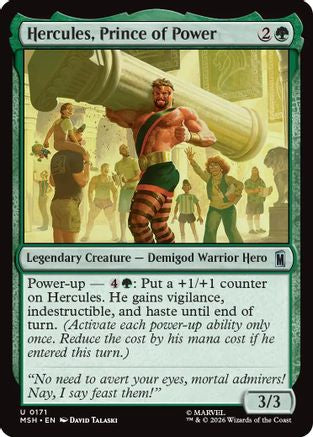 Hercules, Prince of Power (MSH-171) - Marvel Super Heroes Foil | Grognard Games