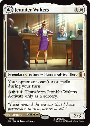 Jennifer Walters (MSH-018) - Marvel Super Heroes | Grognard Games