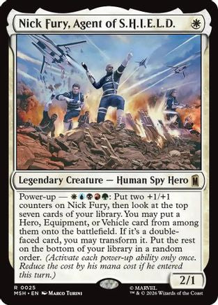 Nick Fury, Agent of S.H.I.E.L.D. (MSH-025) - Marvel Super Heroes | Grognard Games