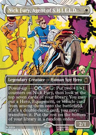 Nick Fury, Agent of S.H.I.E.L.D. (Borderless) (MSH-314) - Marvel Super Heroes | Grognard Games
