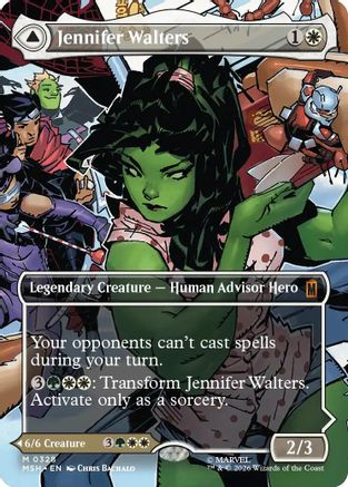 Jennifer Walters (Borderless) (0328) (MSH-328) - Marvel Super Heroes Foil | Grognard Games