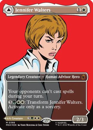 Jennifer Walters (Borderless) (0388) (MSH-388) - Marvel Super Heroes Foil | Grognard Games