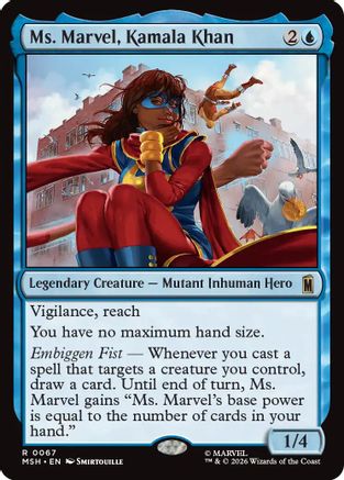 Ms. Marvel, Kamala Khan (MSH-067) - Marvel Super Heroes Foil | Grognard Games