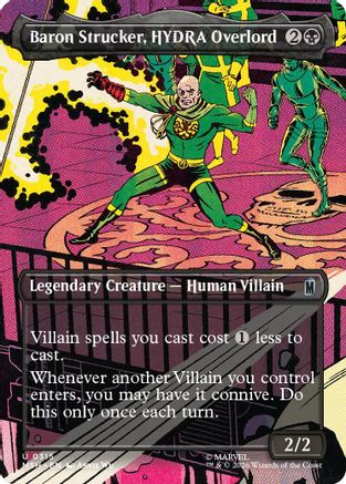 Baron Strucker, HYDRA Overlord (Borderless) (0315) (MSH-315) - Marvel Super Heroes | Grognard Games