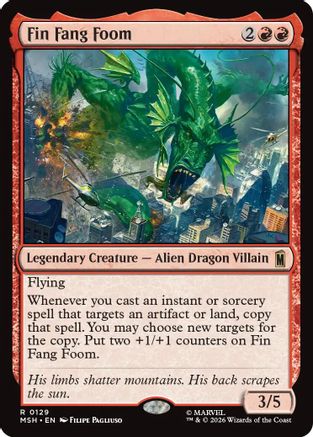 Fin Fang Foom (MSH-129) - Marvel Super Heroes Foil | Grognard Games