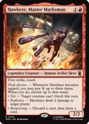 Hawkeye, Master Marksman (MSH-130) - Marvel Super Heroes | Grognard Games