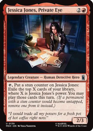 Jessica Jones, Private Eye (MSH-139) - Marvel Super Heroes Foil | Grognard Games