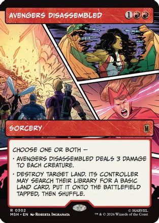 Avengers Disassembled (Borderless) (MSH-302) - Marvel Super Heroes | Grognard Games